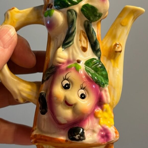 VTG salt pepper creamer sugar set anthropomorphic beet turnip rutagbaga *READ** - Picture 8 of 9